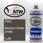 Preview: Jeep, Medium Khaki (matt), CJM: 400ml Sprühdose, von ATW Autoteile West.
